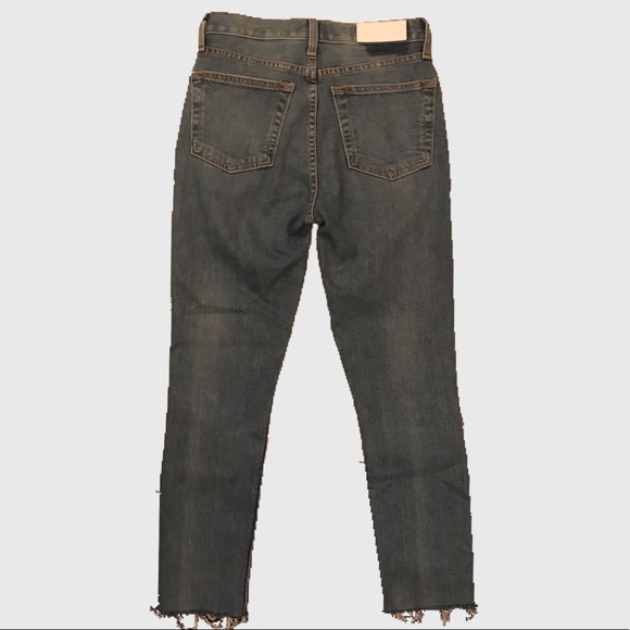 Re/Done Dark Blue Distressed Jeans - Picture 5 of 6